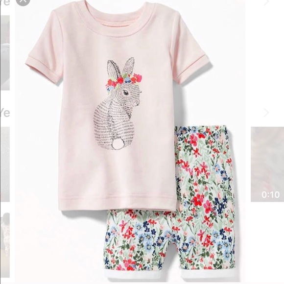 old navy baby girl pajamas